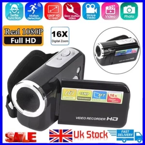 Mini DV Kamera 16x Zoom Digital Video Camera HD 1080P Camcorder Batteriebetrieben - Bild 1 von 18