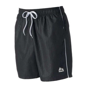 RBX Para hombres Natación Bañador Pantalones Cortos Estampado en Relieve Board Shorts NEGRO NUEVO - Imagen 1 de 1