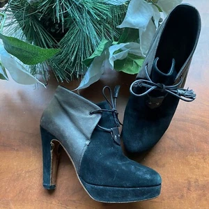 RAG & BONE Damen Wildleder Leder Schnürstiefeletten High Heel Boots Größe 36 - Bild 1 von 10