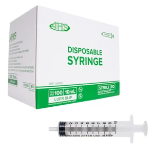 AHS 10ml (10cc) Luer Slip Syringe, 1000/Case - Picture 1 of 1
