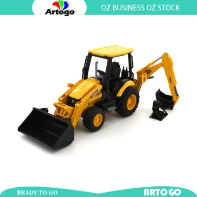 JCB MIDI CX Backhoe loader Yellow scale 1:16 Loader Toy Model Large AU Stock - Image 1 of 4