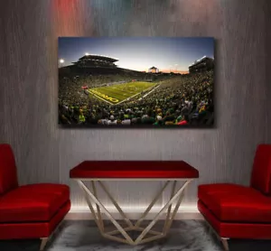 Oregon Autzen Stadium Panoramic Print Canvas or Gloss Oregon Ducks - Picture 1 of 3