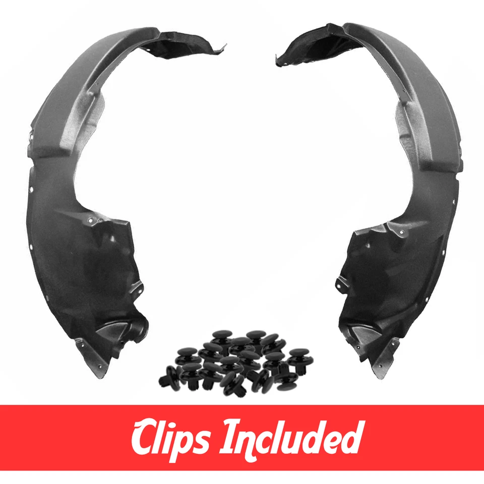 Front Left & Right Fender Liner Set w/ Clips For 2008-2012 Ford Escape FO1248126 - Image 1 of 4