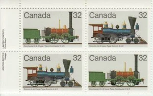 Canada PB#1000a - Canadian Locomotives (1836-1860)-1 (1983) 2 x 32¢ Se-tenant... - Bild 1 von 1