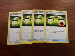 Energy Switch - 129/159 - Crown Zenith - Trainer Item - Playset (x4) NM - Picture 1 of 1