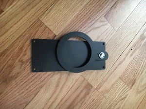Black Roller Sliding Barn Door Hardware Steel Replacement Bracket, New - Picture 1 of 3