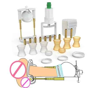 Male Penis Stretcher Device Penis Extender Enlargement Traction Bending Leg Belt - Picture 1 of 35