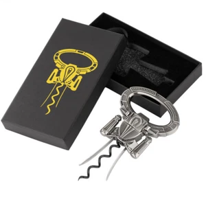 Two-Prong Cork Puller Remover Unique Wine Opener Multifunction Beer Corkscrew - Picture 1 of 15