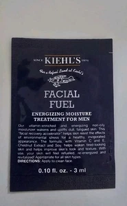 Kiehls FACIAL FUEL ENERGIZING MOISTURETREATMENT Men 3ml sachets x 10 (30ml) - Picture 1 of 2