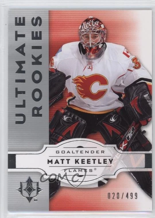 2007-08 Ultimate Collection Ultimate Rookies /499 Matt Keetley #72 Rookie RC - Image 1 of 2