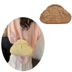 with Excellent Texture Shell Bag Casual Women's Shoulder Bag Beach Bag - Picture 1 of 14
