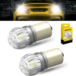 AUXITO Reverse Backup LED Bulbs 1156 Light P21W 6000K 7506 Cool White Bright 2X - Picture 1 of 9