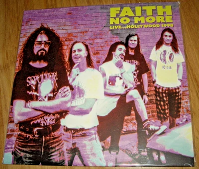 FAITH NO MORE  *UK REMASTERED LP ' LIVE... HOLLYWOOD 1990 ' 2023 NEW & SEALED - Image 1 of 3