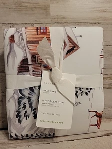 Pottery Barn Whistler Run Sham Standard - Nuevo con etiquetas - Imagen 1 de 2