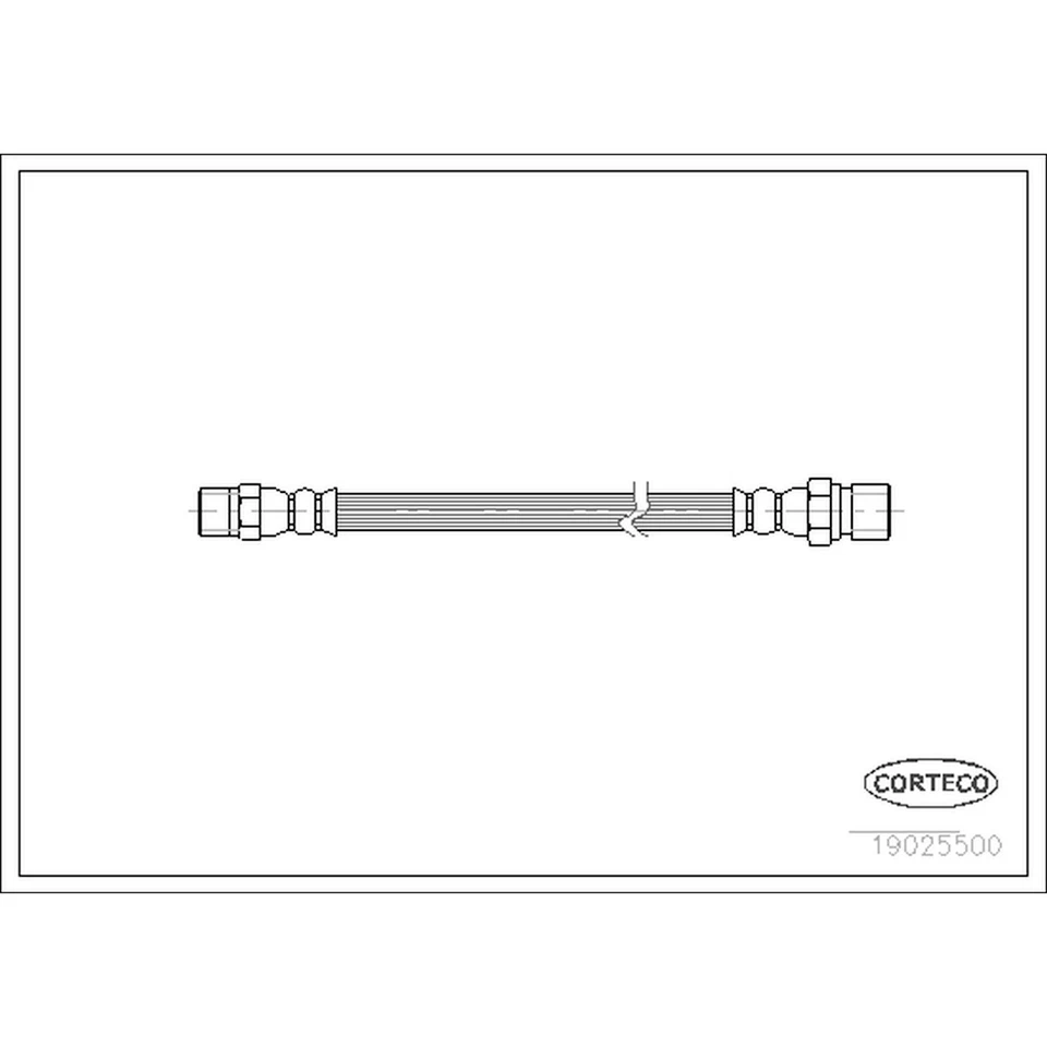 Líneas de freno traseras Corteco 19025500 para Porsche 911 1975-1977, 1980-1987 Foto 1 de 1