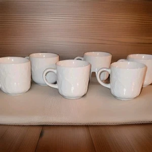 Gibson Fruit Design 6 tazas blanco roto - Imagen 1 de 3