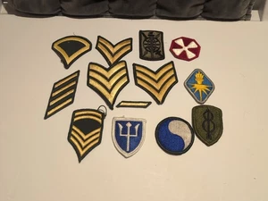 Parches militares vintage del ejército de Estados Unidos - Lote de 13 - Imagen 1 de 4