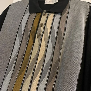 Vtg St Croix Knit Mens Cotton Coogi Style Abstract Sweater Multi Color L 90s USA - Picture 1 of 13