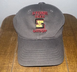 Stone Seed Group Baseball Style Cap Adjustable Gray EUC Logo One Size Hat Sports - Picture 1 of 6