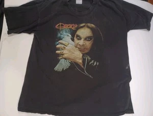 Vintage Ozzy Osbourne T-Shirt Men's 2XL Revenge of the Dove Biting Head 2002 Y2k - Picture 1 of 12