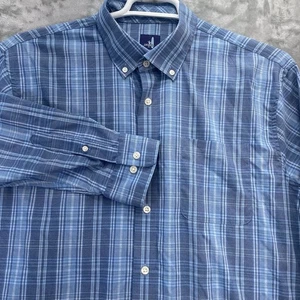 Johnnie-O Shirt Men's XL Prep-formance conover Stretch plaid Golf preppy casual - Picture 1 of 15