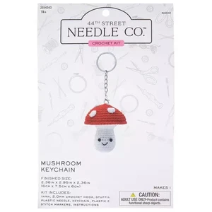 Kit de ganchillo Needle Creations "Llavero de setas" - Imagen 1 de 1