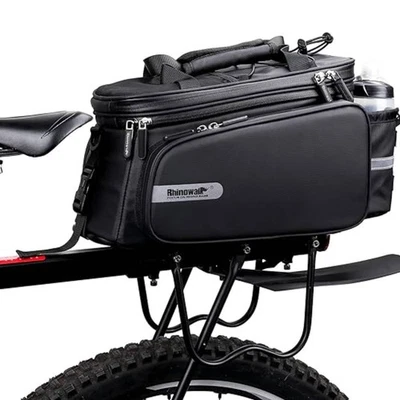 Bolsa de maletero de bicicleta impermeable ajustable paquete de portaequipajes trasero de bicicleta bolsas de viaje Foto 1 de 4