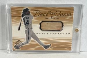 2001 SP Game Bat Edition - Piece of the Game Preston Wilson Relic Used Bat #PW - Picture 1 of 2