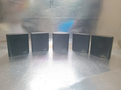 5x Magnat Satelliten Lautsprecher Boxen Speaker Schwarz - Bild 1 von 4