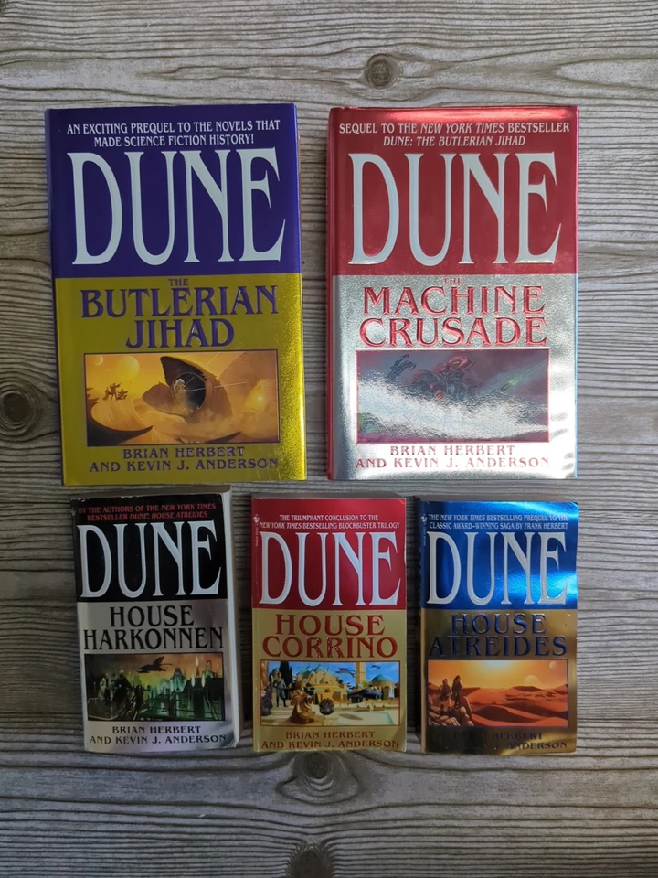 Dune Set of Five Mixed Books by Brian Herbert & Kevin J Anderson Foto 1 de 1