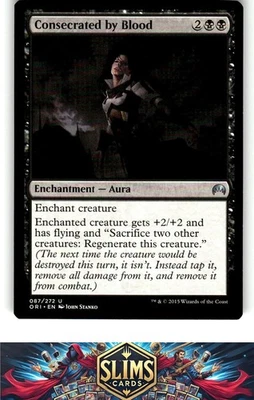 Magic the Gathering MTG Magic Origins Consecrated by Blood #87 Buy 2 Get 1 - Image 1 of 2
