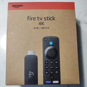 Amazon Fire TV Stick 4K (Newest gen), Wi-Fi 6, Dolby Vision/Atmos, HDR10+ - Picture 1 of 6