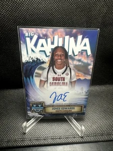 2024/25 Bowman U Chrome Joyce Edwards Big Kahuna Case Hit On Card Auto - Bild 1 von 2