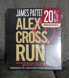 Alex Cross, Run by James Patterson Narrater Michael Boatman 2013 CD Unabridged - Imagen 1 de 3