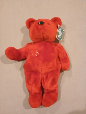 Salvinos Big Bammers #25 Mark McGwire  14" Red Collectible Teddy Bear Plush - Image 1 of 2