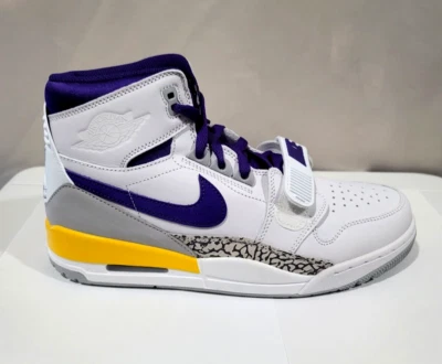 Nike Air Jordan Legacy 312 Lakers Blanco Púrpura Dorado AV3922-157 Talla 10.5 M Foto 1 de 4
