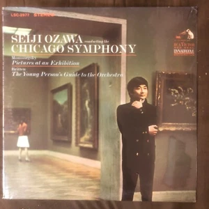 MUSSORGSKY Pictures… BRITTEN Young Person’s… OZAWA -1968 1st Press RCA LP SEALED - Picture 1 of 3