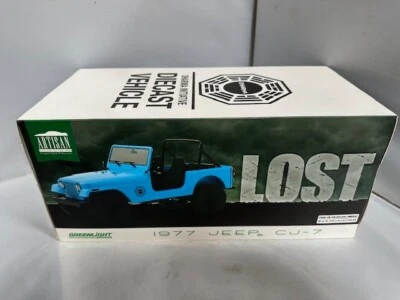 Greenlight 19064 1/18 Artisan Collezione Perdute 1977 Jeep CJ-7 - (Mensola Worn - Immagine 1 di 4