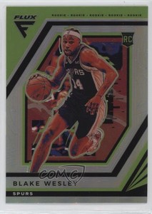 2022-23 Panini Flux Rookies Silver Prizm Blake Wesley #221 Rookie RC