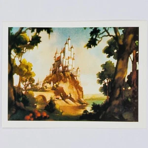Snow White and the Seven Dwarfs Postcard Disney Vintage 1994 Castle Hyperion - Picture 1 of 2