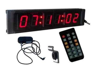 Indoor Mini 1" LED Digital Wall Countdown Clock Timer in Hours:Minutes:Seconds - Picture 1 of 3