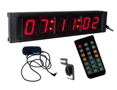 Indoor Mini 1" LED Digital Wall Countdown Clock Timer in Hours:Minutes:Seconds - Image 1 of 3