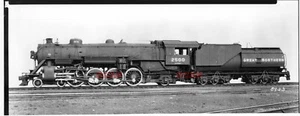 25AA893 RP GREAT NORTHERN RAILROAD 4-8-2 LOK #2500 - Bild 1 von 1