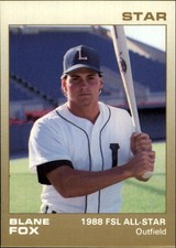 1988 Florida State League All-Stars Star #36 Blane Fox