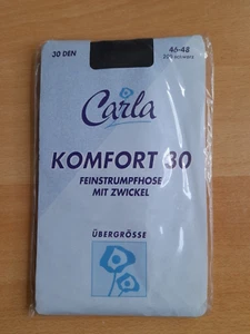 Carla Komfort Feinstrumpfhose, 30 DEN, schwarz, Gr. 46-48, Nr. 23 - Bild 1 von 2