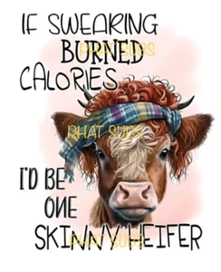 Estampado de sublimación vaca delgada lista para presionar transferencia de calor - Imagen 1 de 1