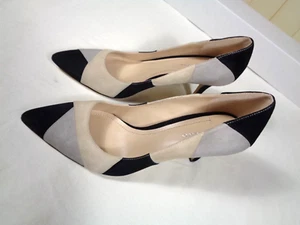 BCBG Generation Women's shoes Pumps High Heels multi color suede Size 8M - Picture 1 of 19