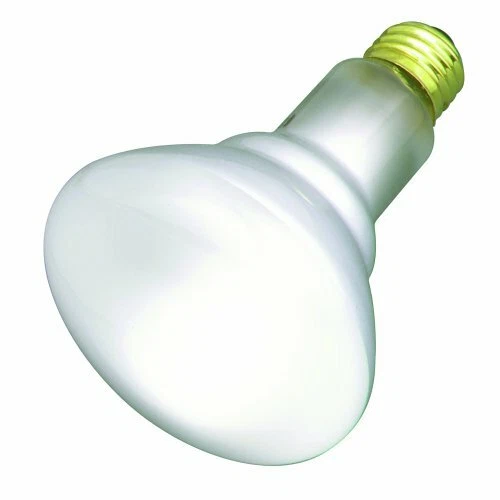 Satco S2810 130V Medium Base 30-Watt R20 Light Bulb, Frosted - Image 1 of 4