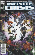 Infinite Crisis #4B Perez Variant NM 2006 Stock Image