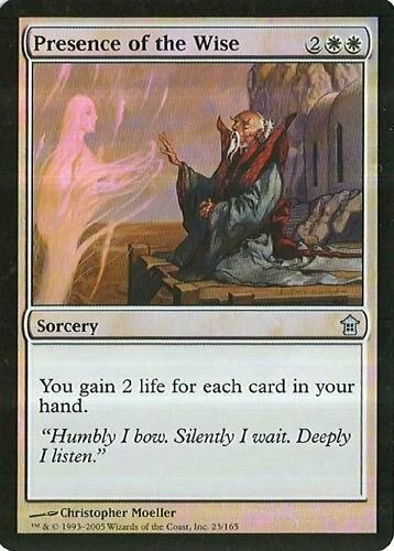 MTG - SOK - Presence of the Wise - Foil - NM - Image 1 of 1